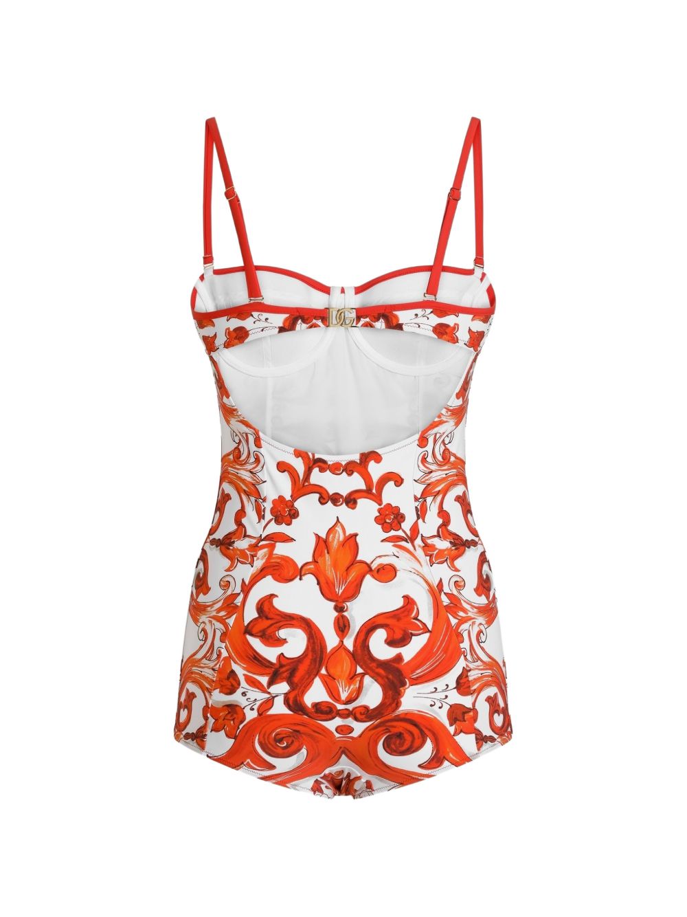 Dolce & Gabbana Women Maiolica Print Swimsuit DOLCE & GABBANA