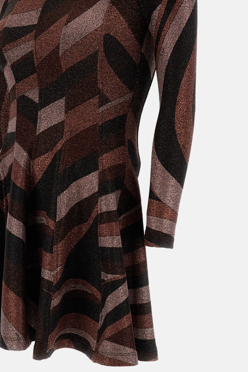 Emilio Pucci Women Short Lurex Jersey Flared Dress PUCCI
