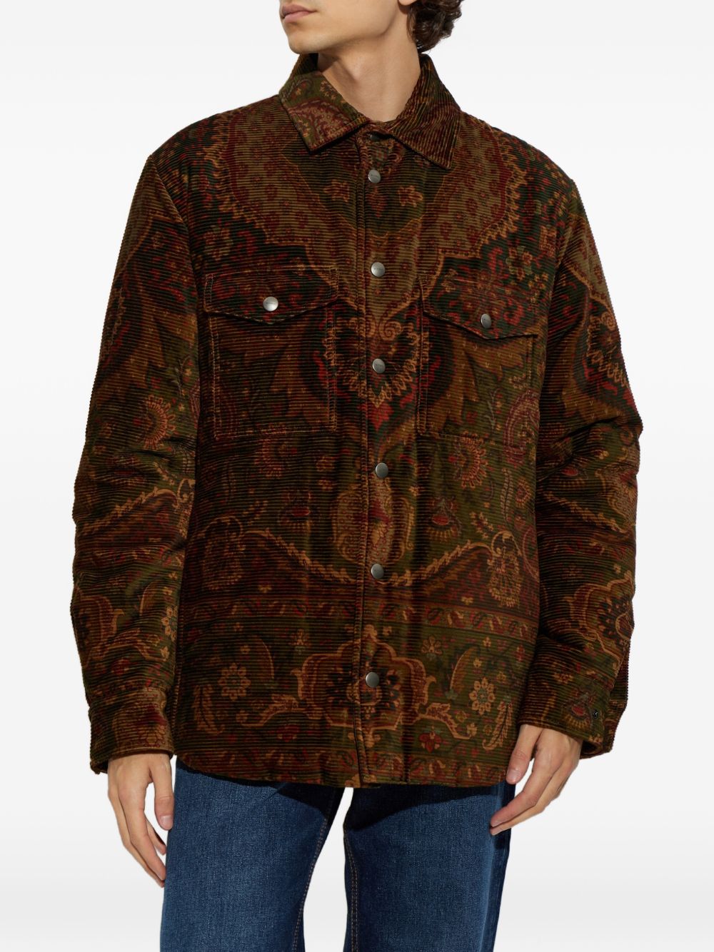 Etro Men Printed Cotton Overshirt ETRO