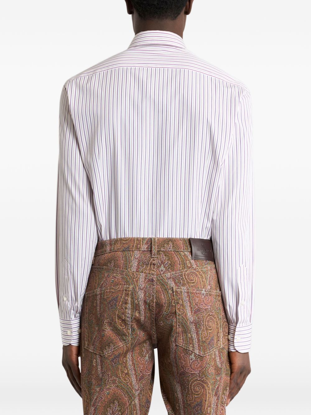 Etro Men Striped Cotton Shirt ETRO