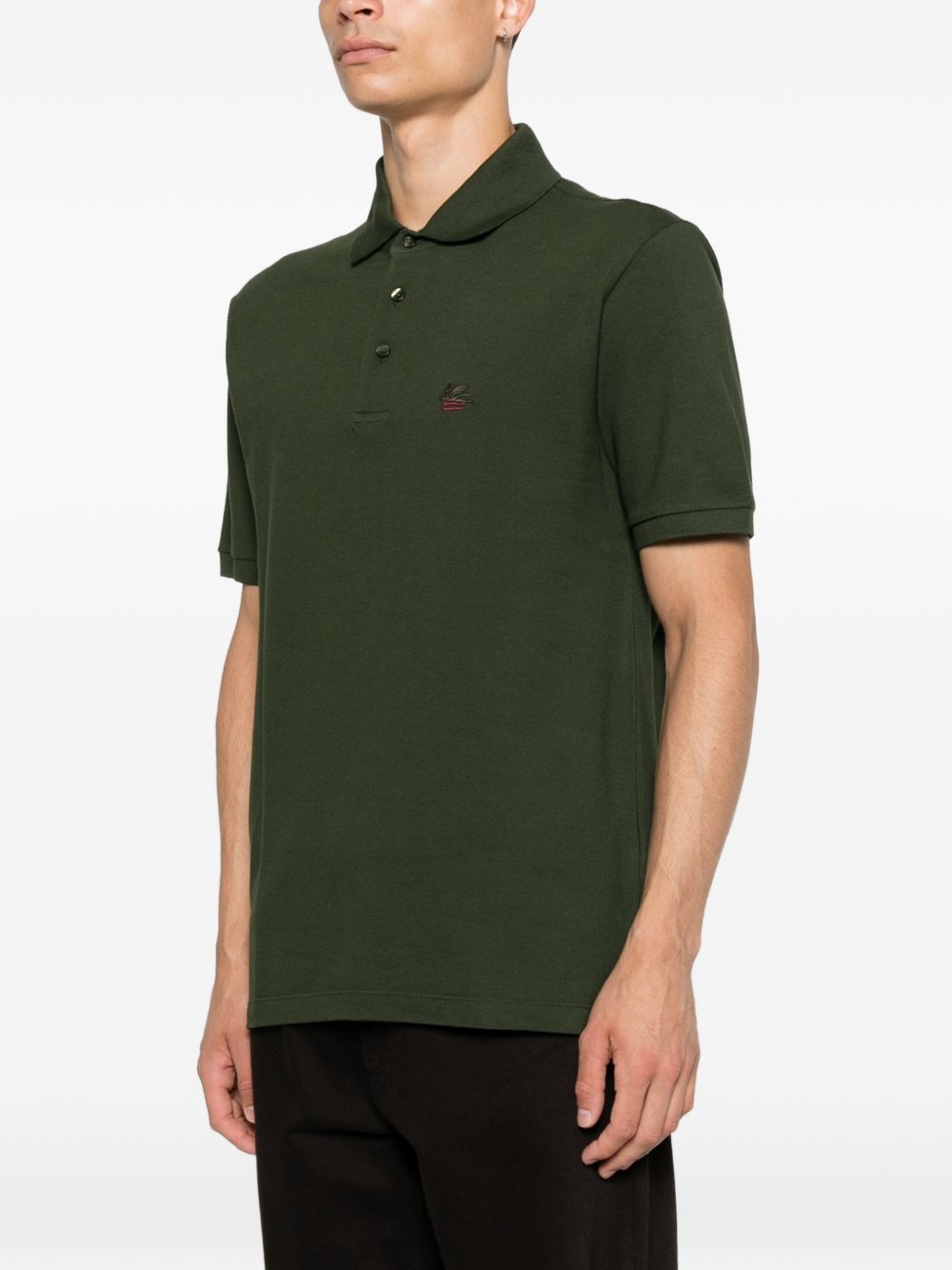 Etro Men Logo Cotton Polo Shirt