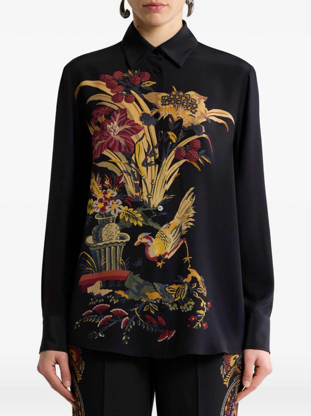 Etro Women Printed Silk Shirt ETRO