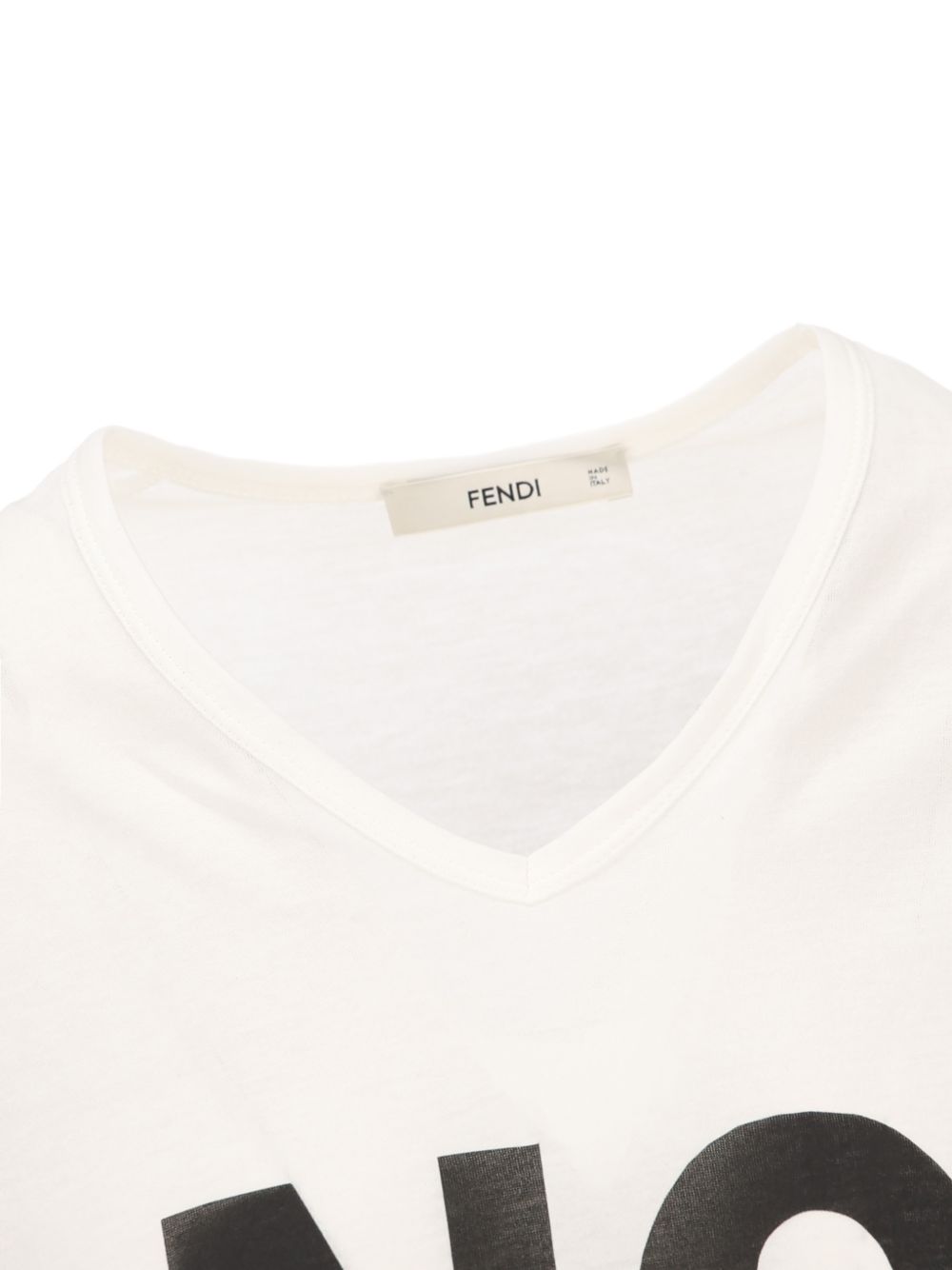 Fendi Women No Print Cotton T-Shirt FENDI