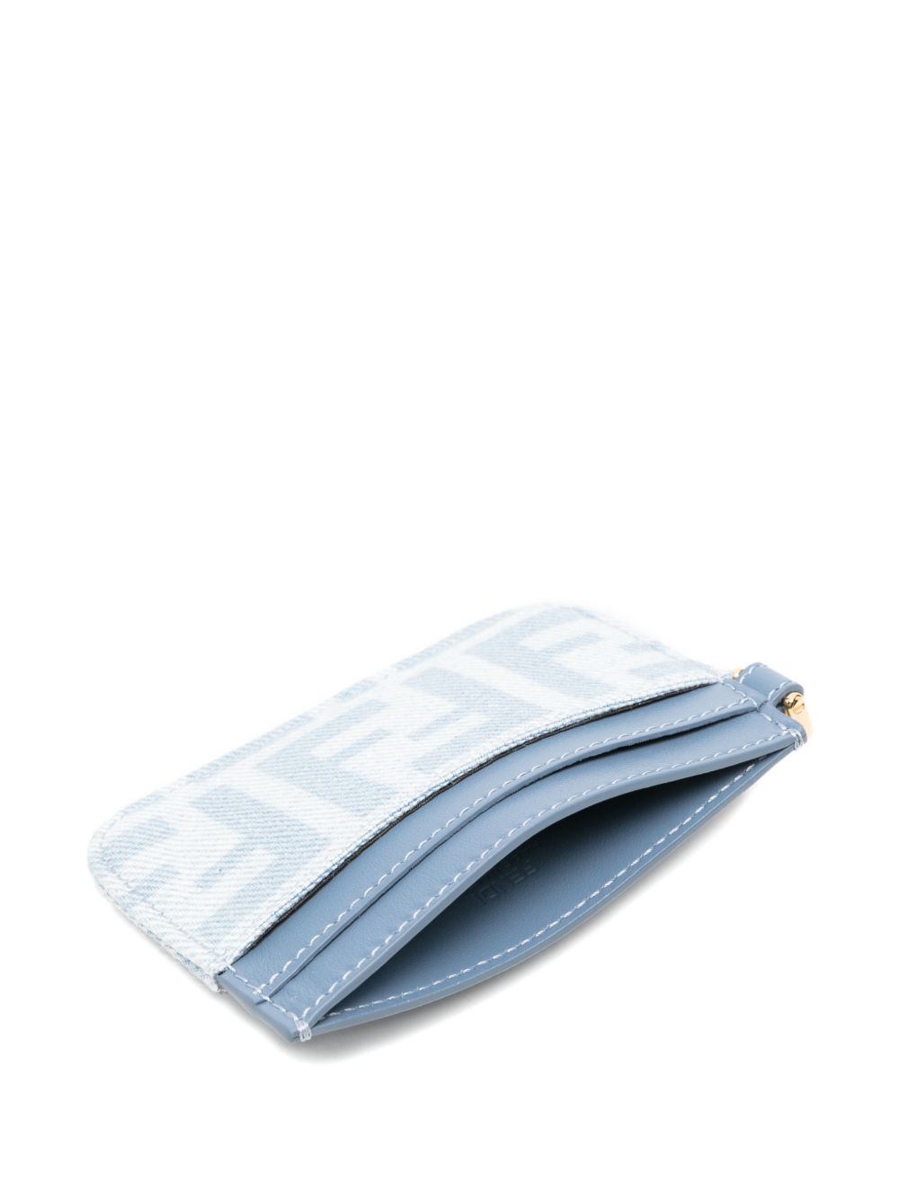 Fendi Women Baguette Denim Card Case FENDI