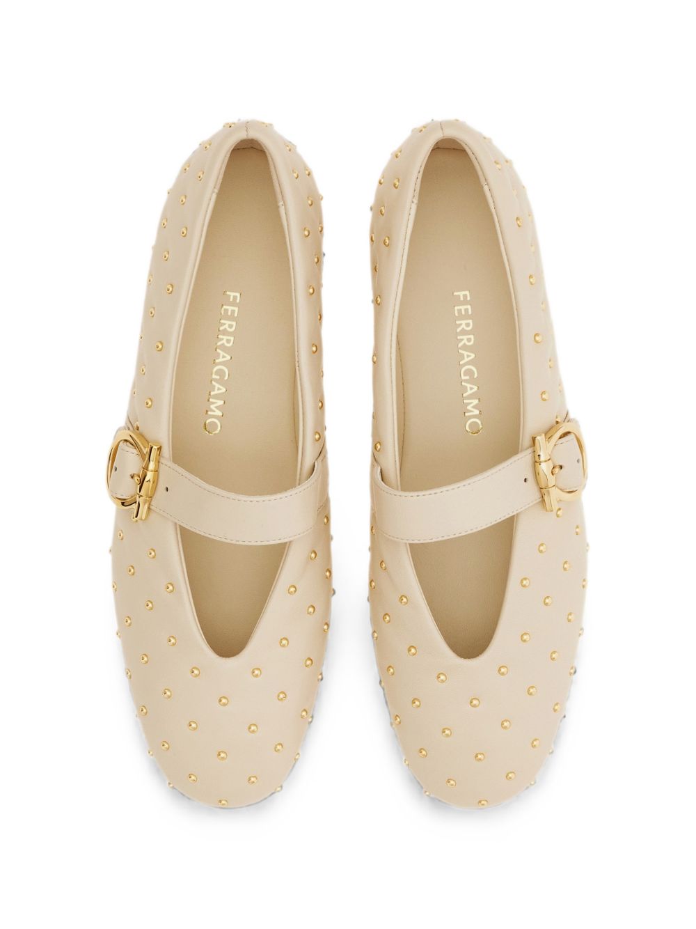 Ferragamo Women Leather Quilted Ballet Flats FERRAGAMO