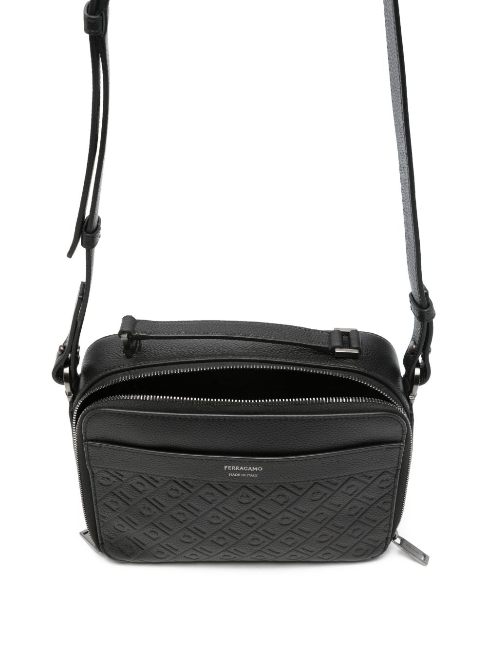 Ferragamo Men Leather Crossbody Bag
