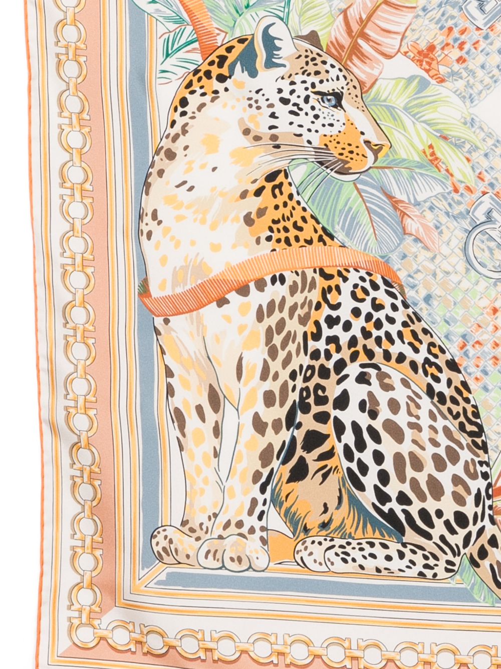 Ferragamo Women Printed Silk Foulard