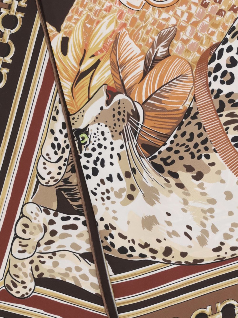 Ferragamo Women Printed Silk Foulard