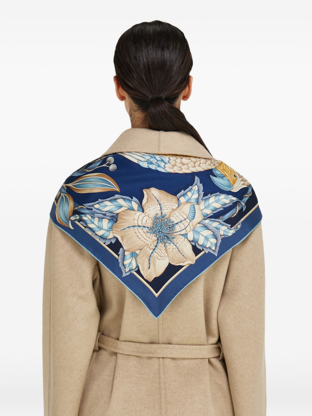 Ferragamo Women Printed Silk Foulard FERRAGAMO