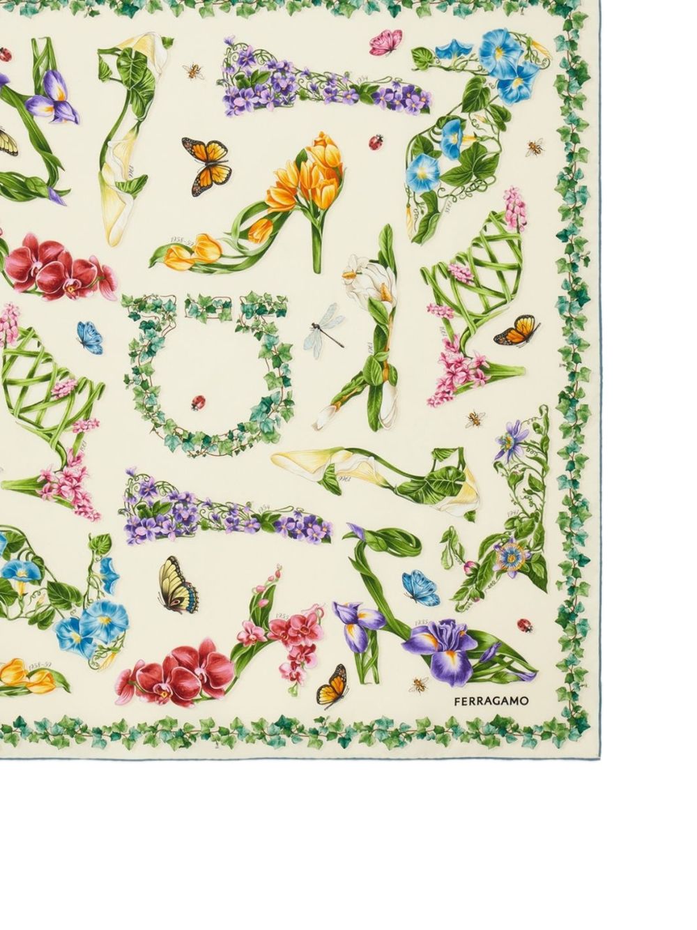 Ferragamo Women Printed Silk Foulard FERRAGAMO