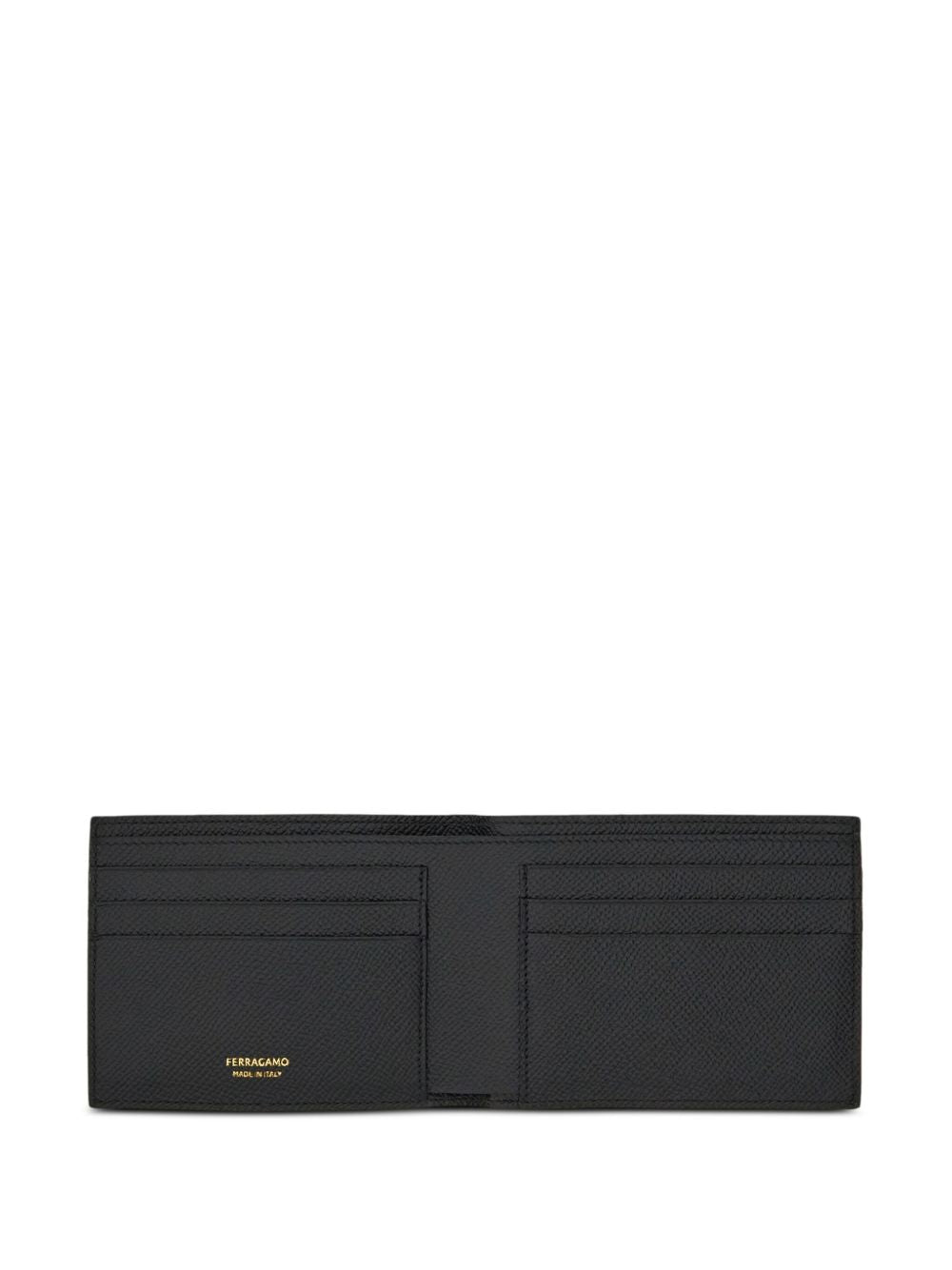 Ferragamo Men Micro Gancio Leather Wallet FERRAGAMO