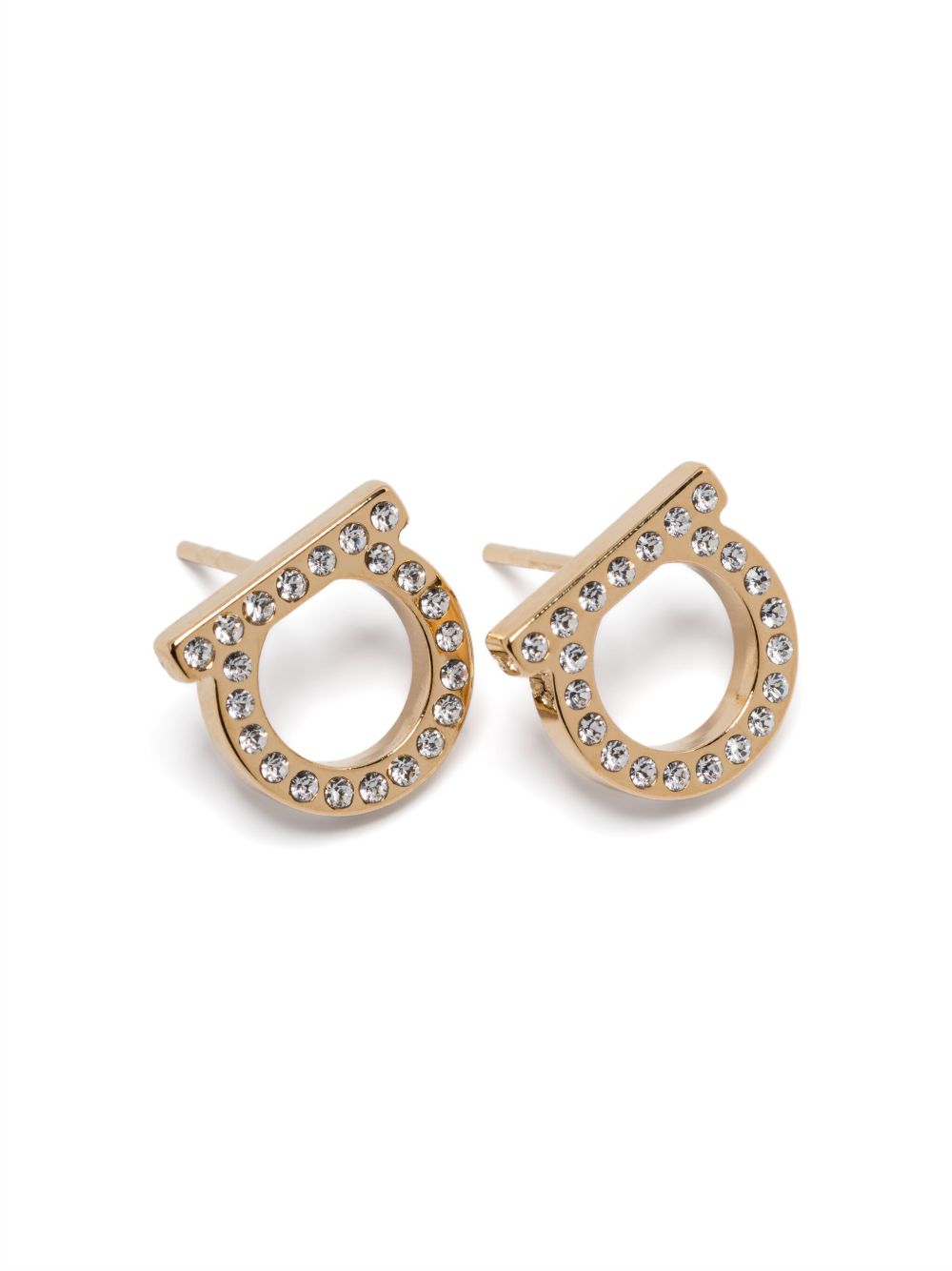Ferragamo Women Gancini Crystal Earrings FERRAGAMO