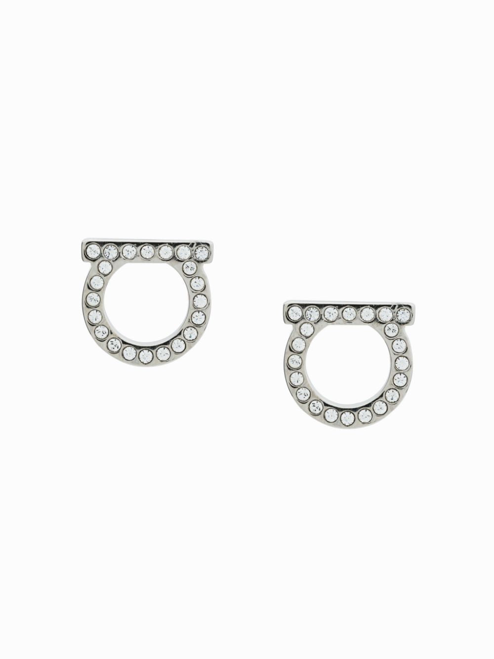 Ferragamo Women Gancini Crystal Earrings FERRAGAMO