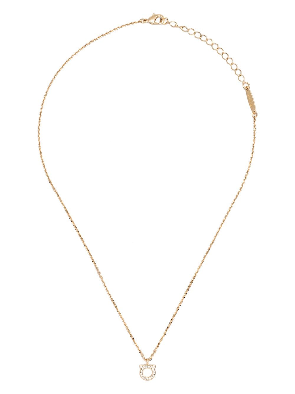 Ferragamo Women Gancini Crystal Necklace FERRAGAMO