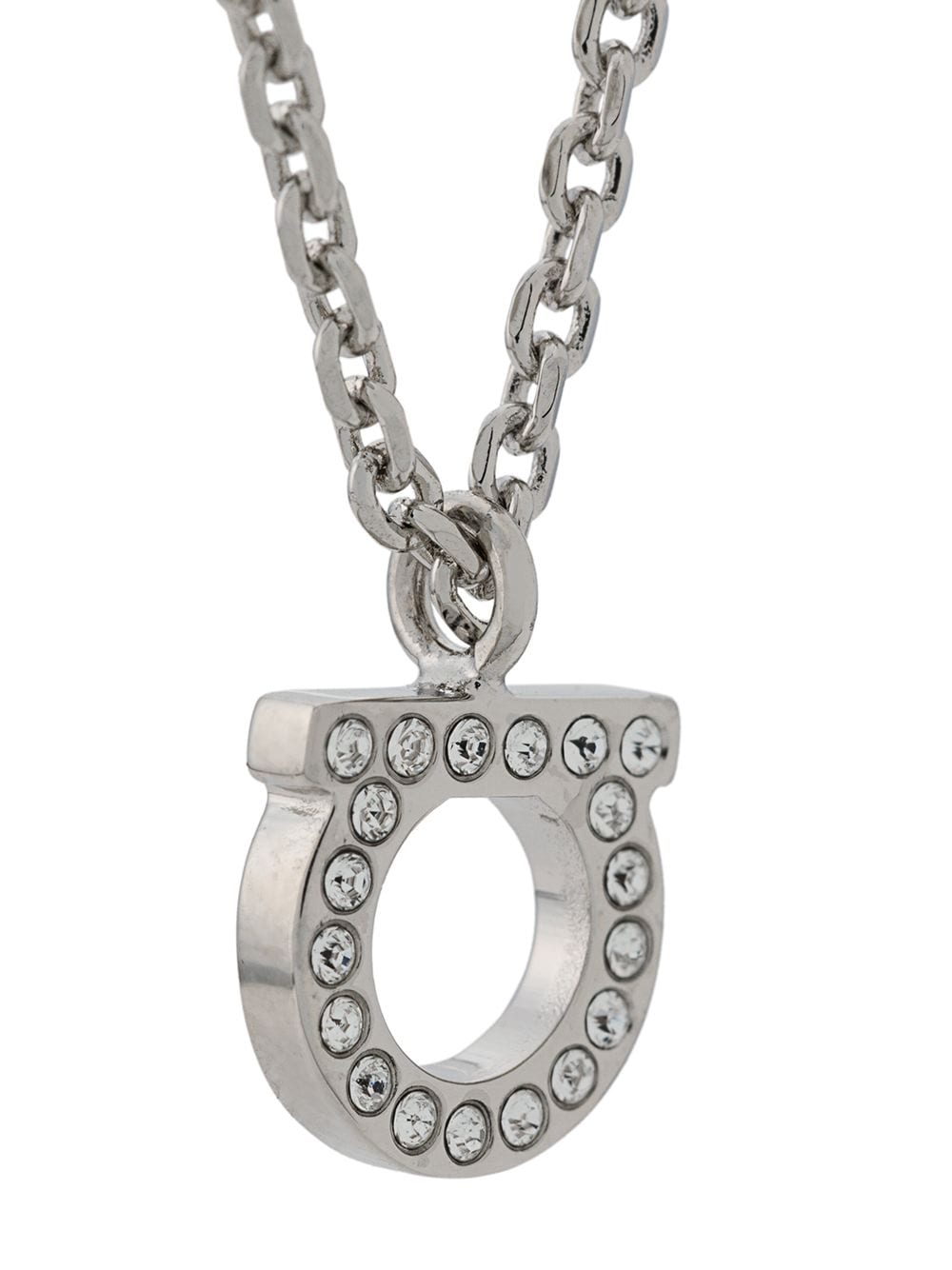 Ferragamo Women Gancini Crystal Necklace