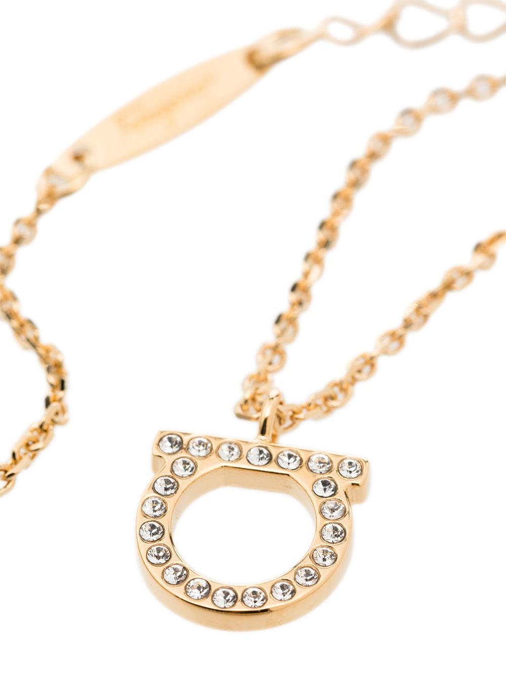 Ferragamo Women Gancini Crystal Necklace