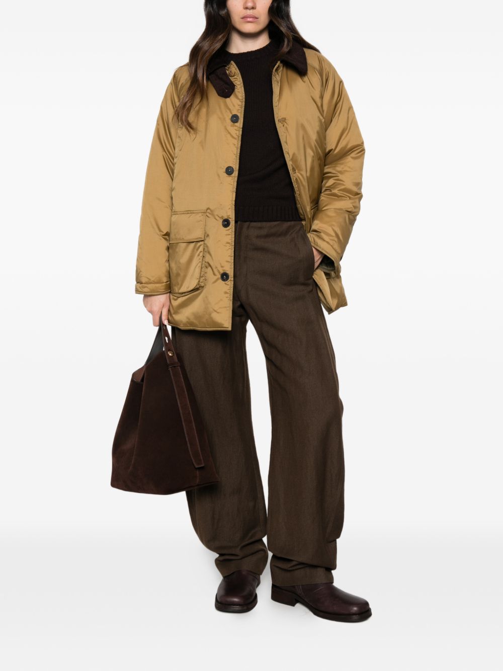Forte Forte Women Nylon Midi Parka Coat FORTE FORTE