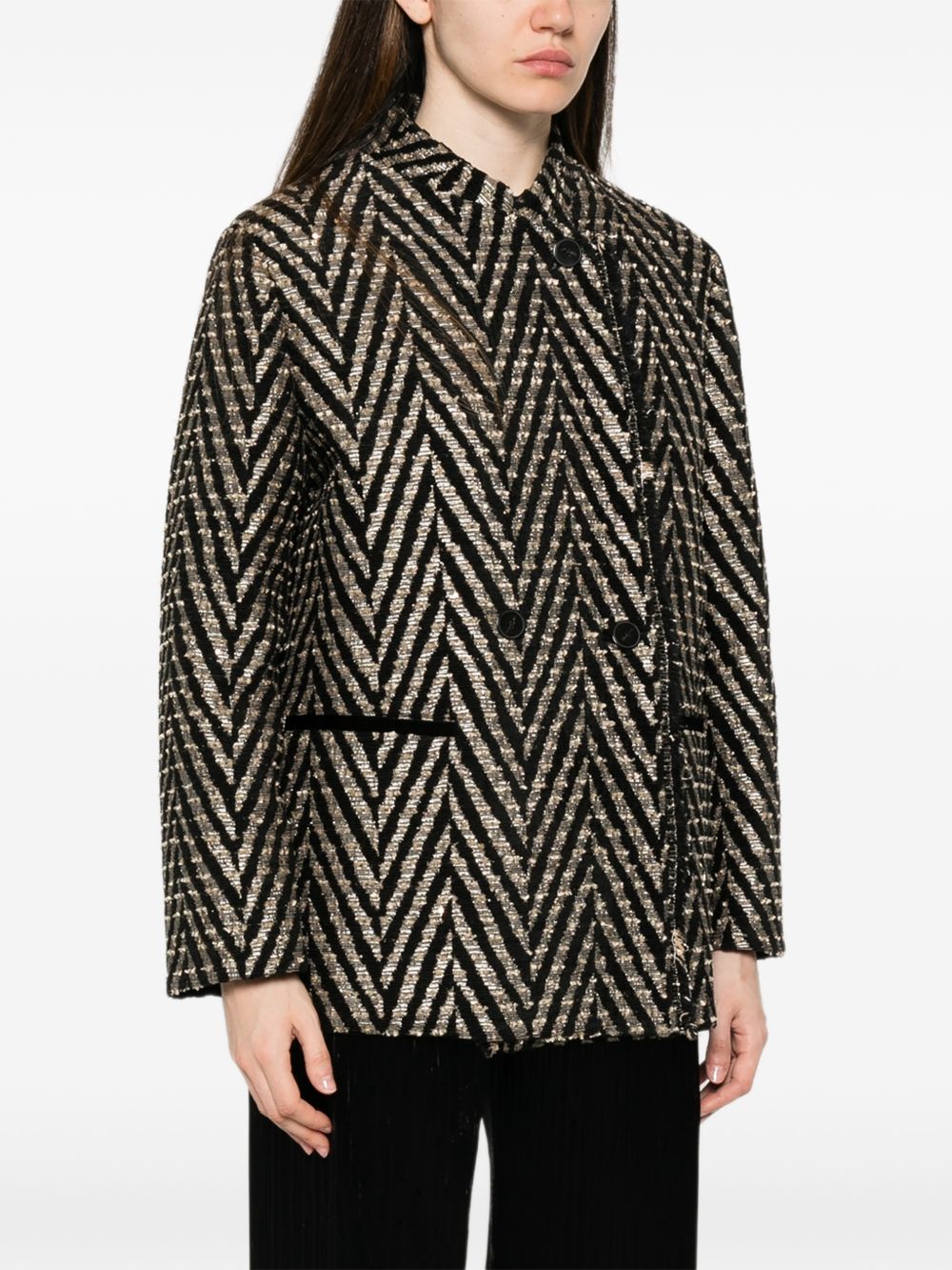 Forte Forte Women Chevron Oversized Jacket