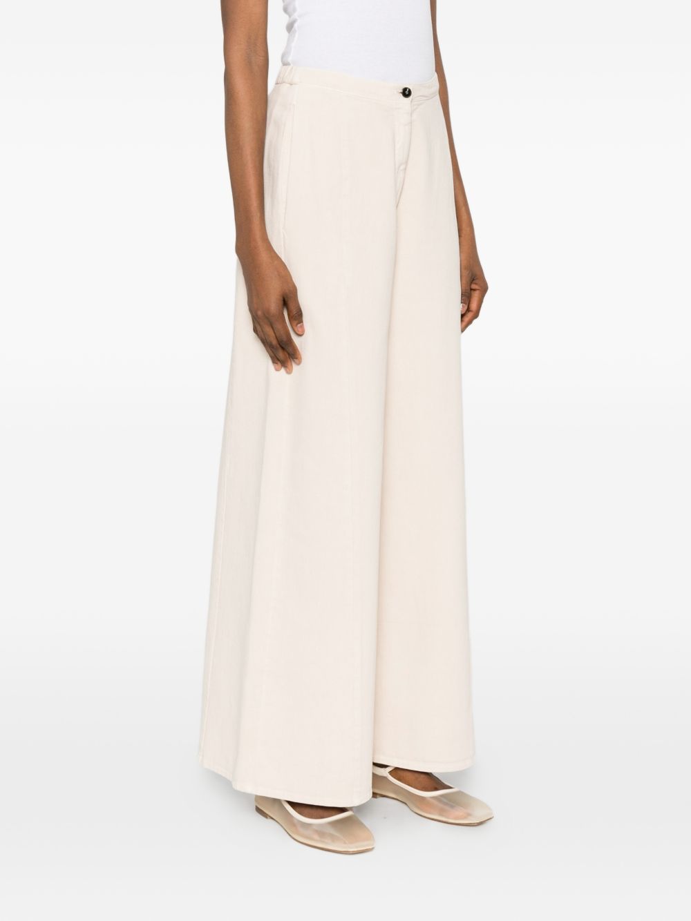 Forte Forte Women Cotton Wide-Leg Trousers FORTE FORTE