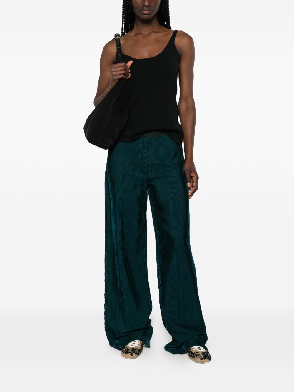 Forte Forte Women Velvet High-Waisted Trousers FORTE FORTE