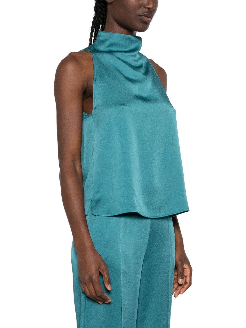 Forte Forte Women Satin Turtle-Neck Top FORTE FORTE