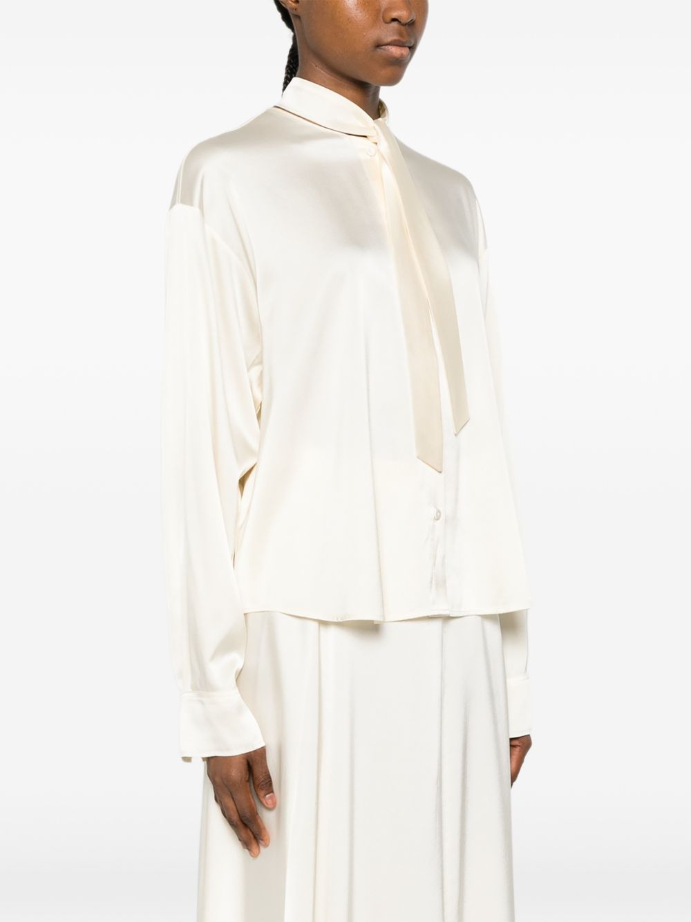 Forte Forte Women Silk Bow-Tie Shirt FORTE FORTE