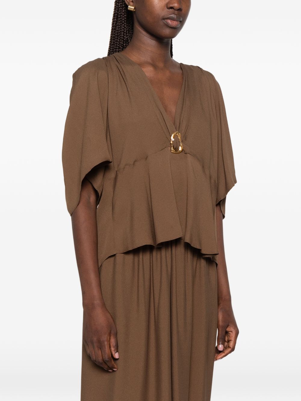 Forte Forte Women V-Necked Top FORTE FORTE