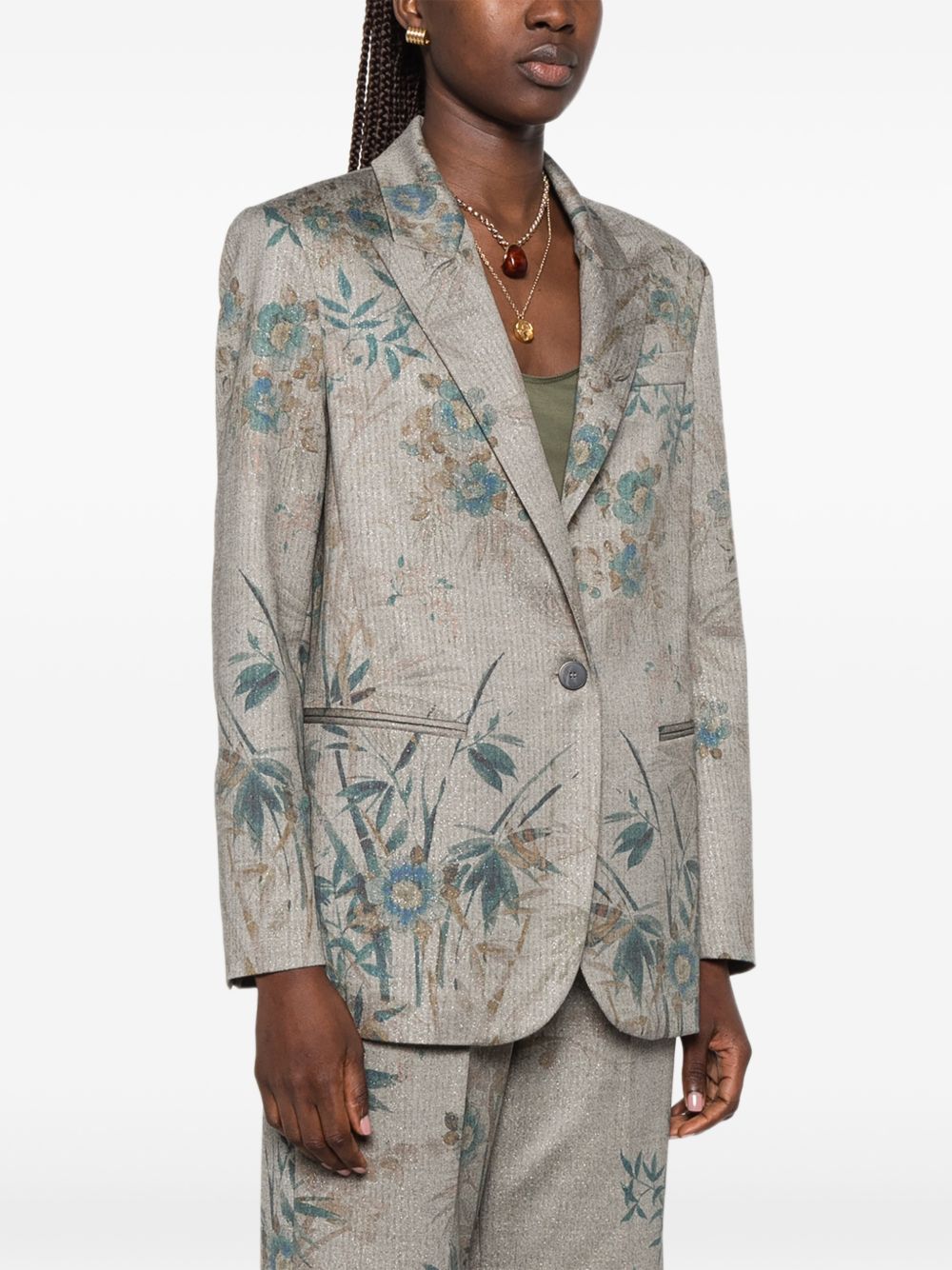 Forte Forte Women Printed Single-Breasted Jacket FORTE FORTE
