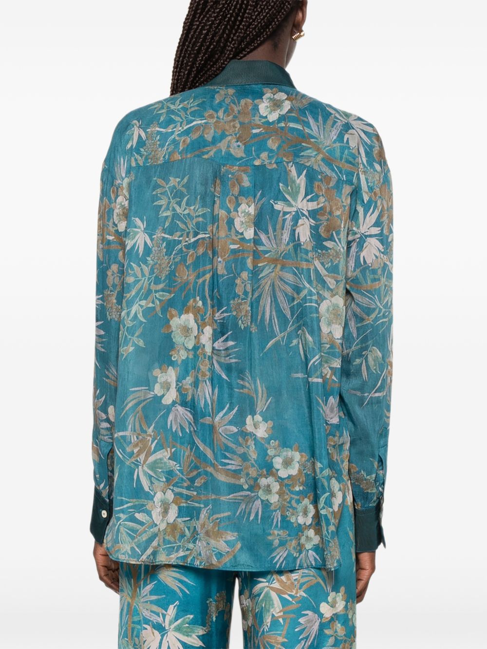Forte Forte Women Cotton And Silk Printed Shirt FORTE FORTE