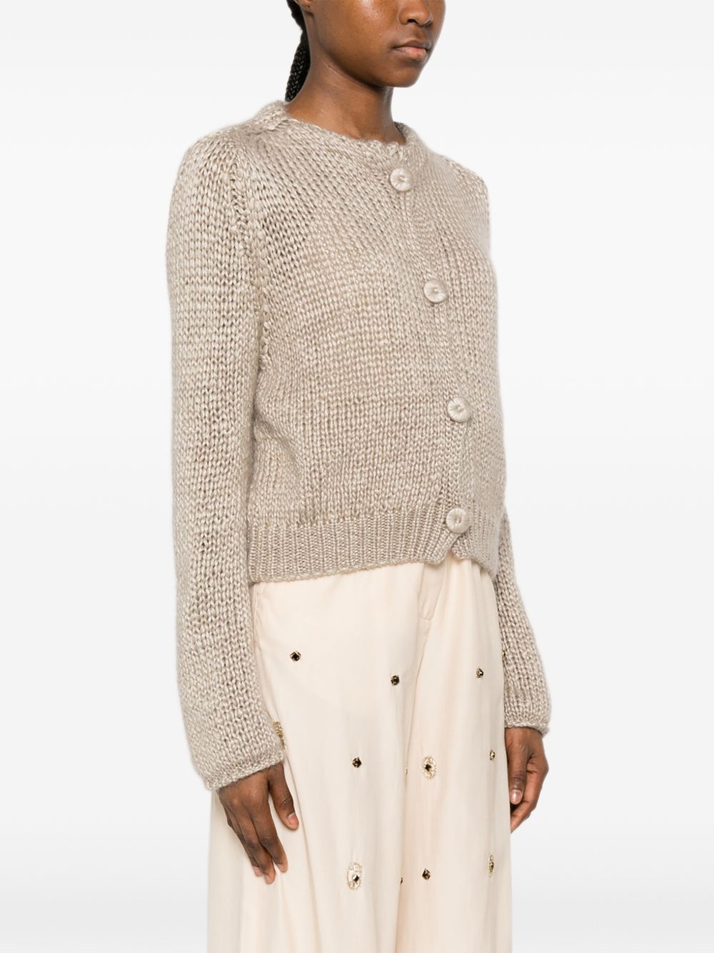 Forte Forte Women Cashmere Blend Kitted Cardigan