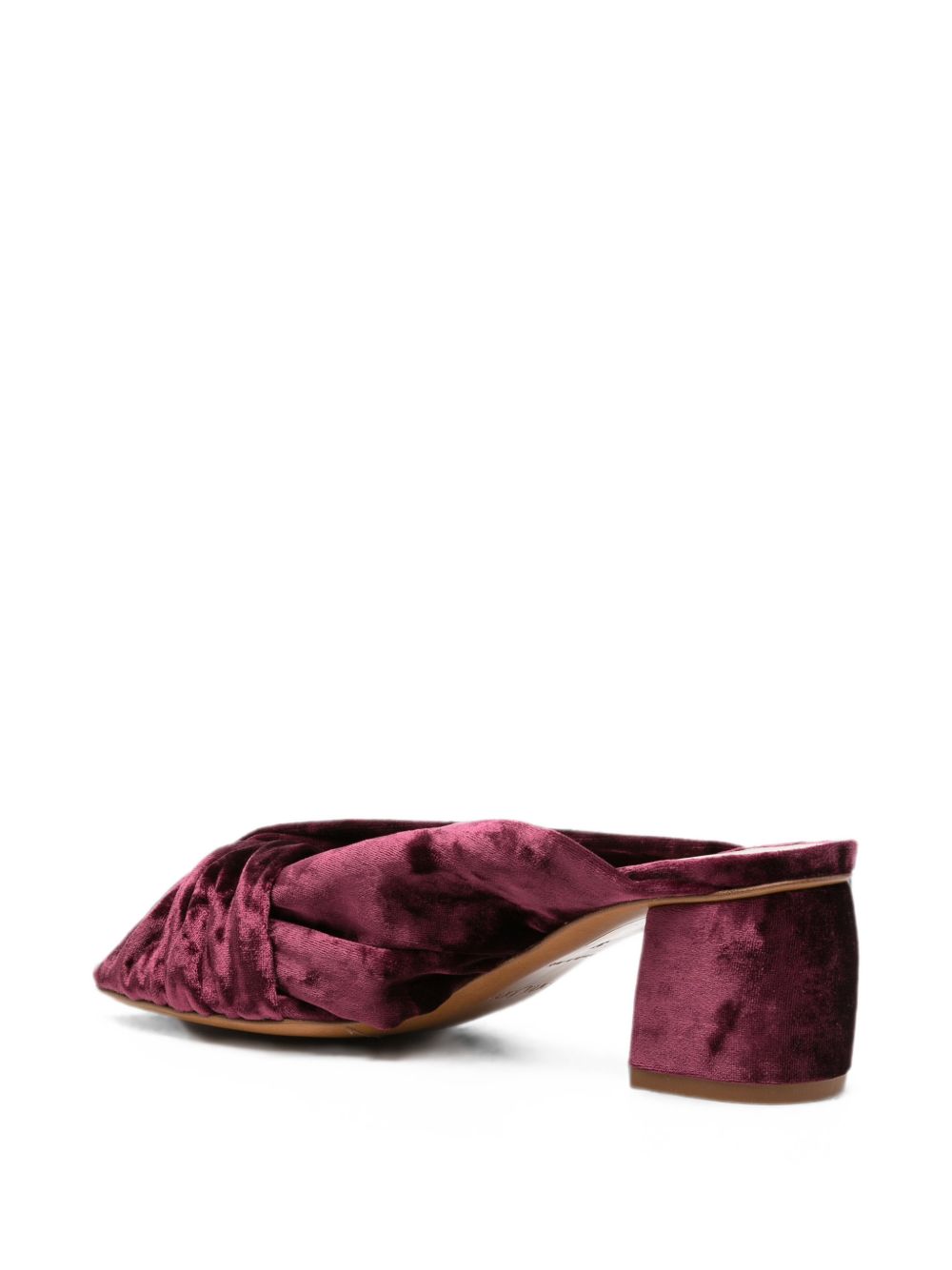 Forte Forte Women Velvet Heel Sandals