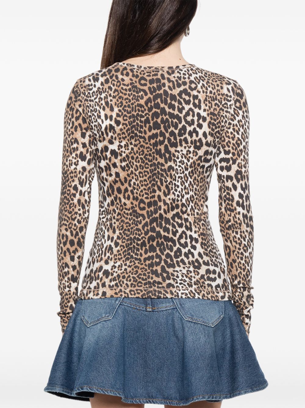 Ganni Women Organic Cotton T-Shirt GANNI