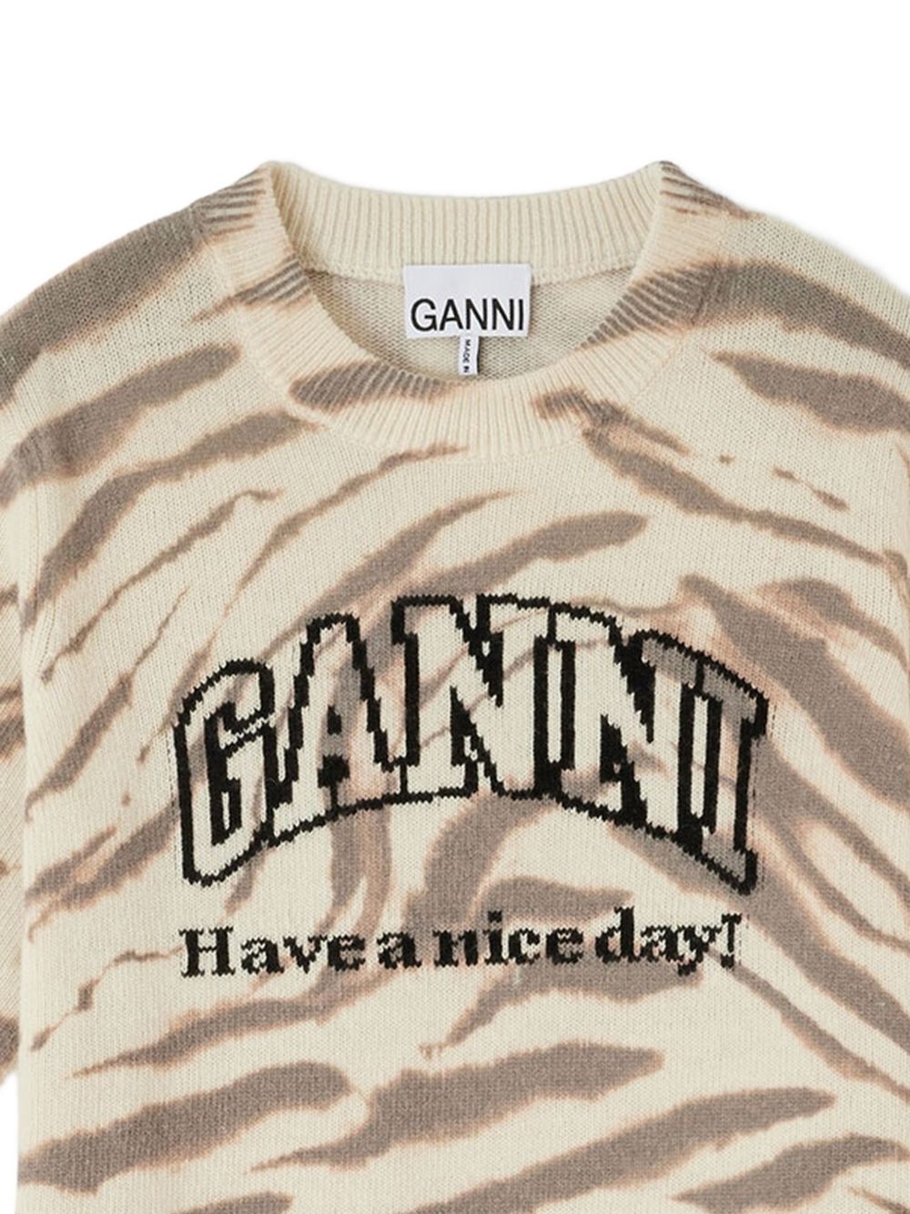 Ganni Women Wool T-Shirt