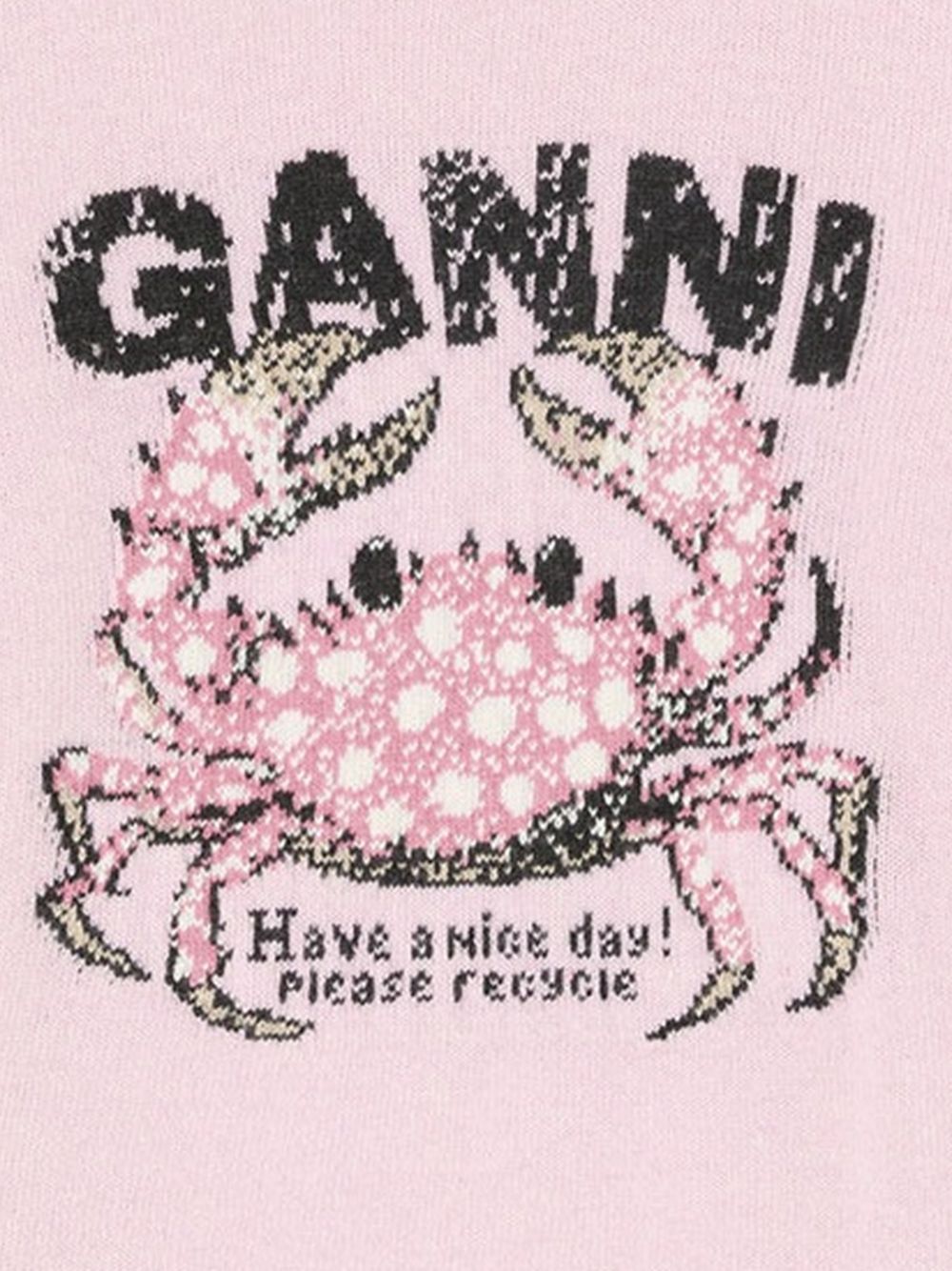 Ganni Women Wool Crewneck Sweater GANNI