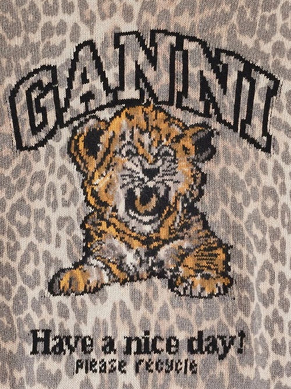 Ganni Women Wool Crewneck Sweater GANNI