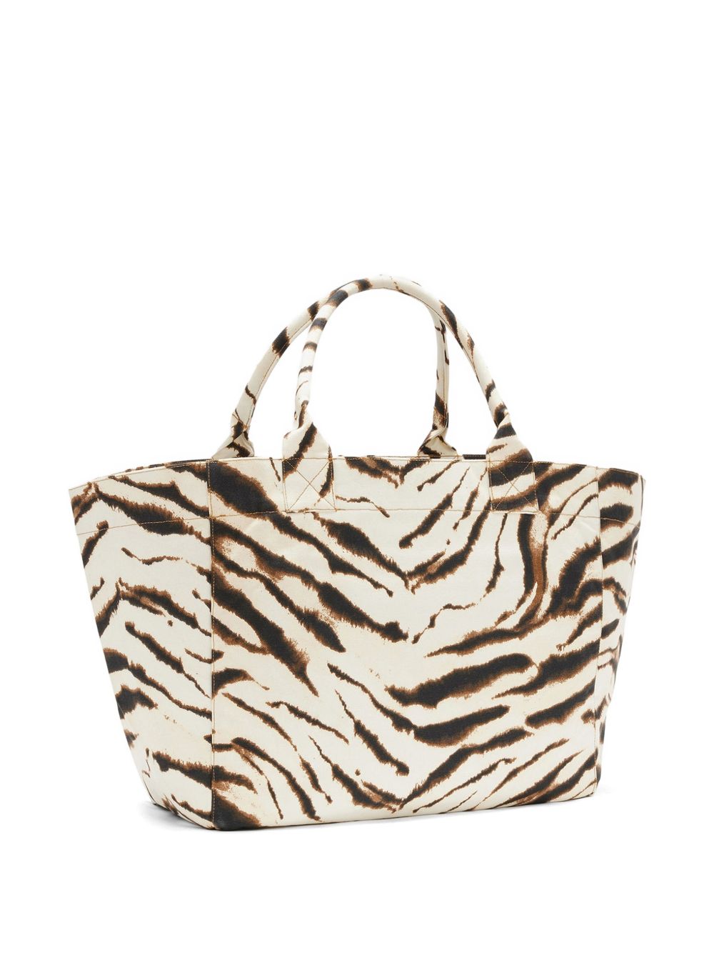 Ganni Women Xxl Canvas Tote Bag GANNI