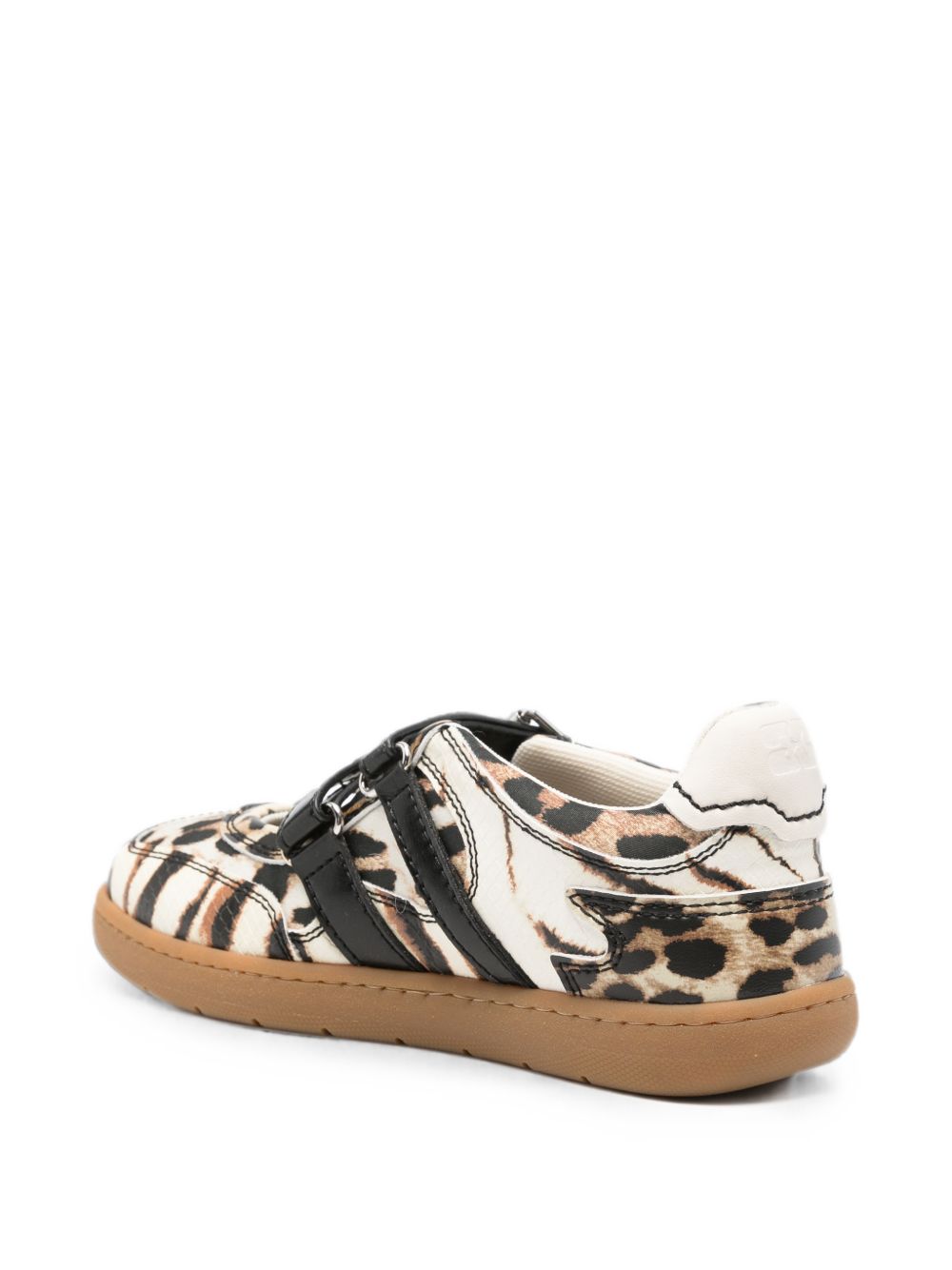 Ganni Women Zebra Print Ballet Flats GANNI