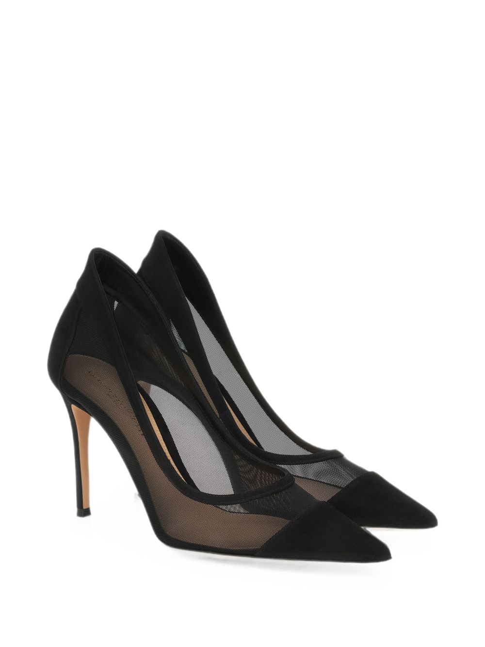 Gianvito Rossi Women Suede And Mesh Pumps GIANVITO ROSSI