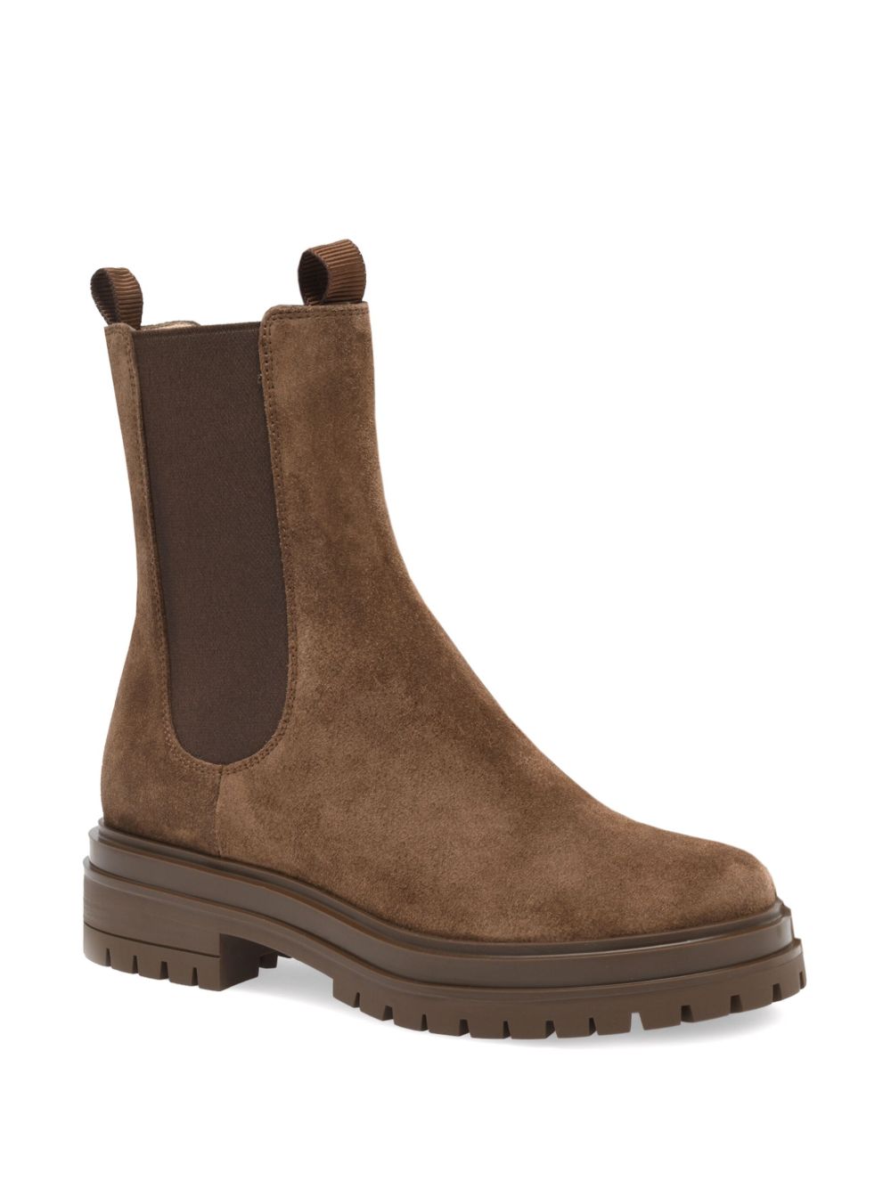 Gianvito Rossi Women Chester Suede Leather Boots GIANVITO ROSSI