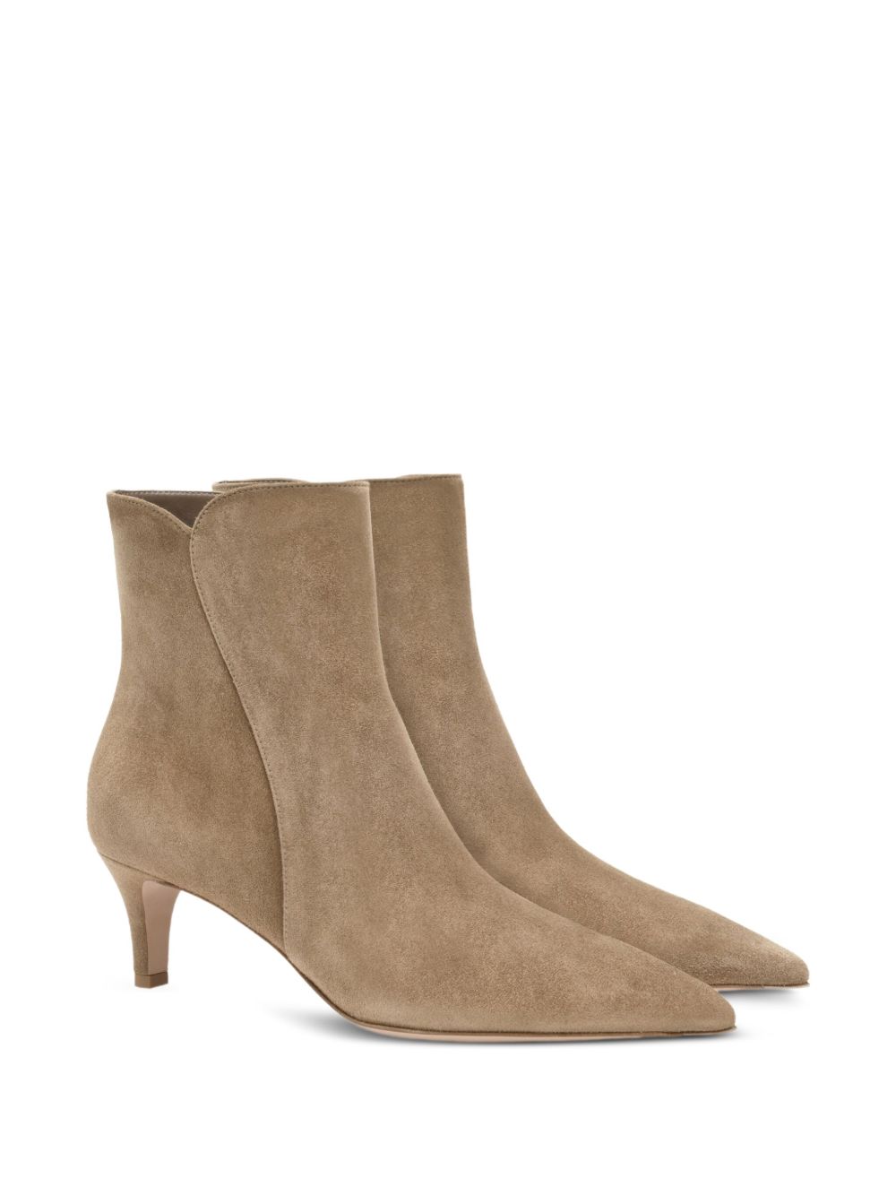 Gianvito Rossi Women Levy Suede Leather Boots GIANVITO ROSSI