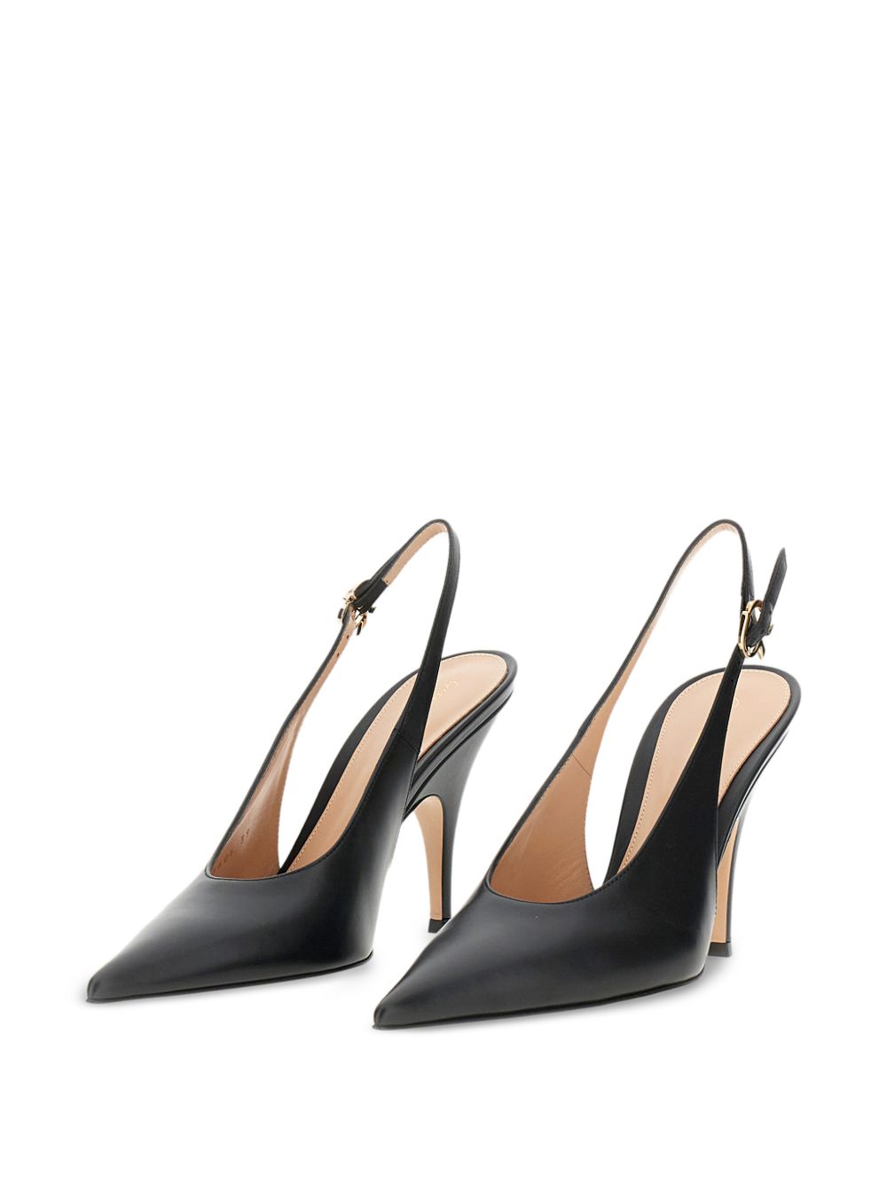 Gianvito Rossi Women Sofia Leather Slingback Pumps