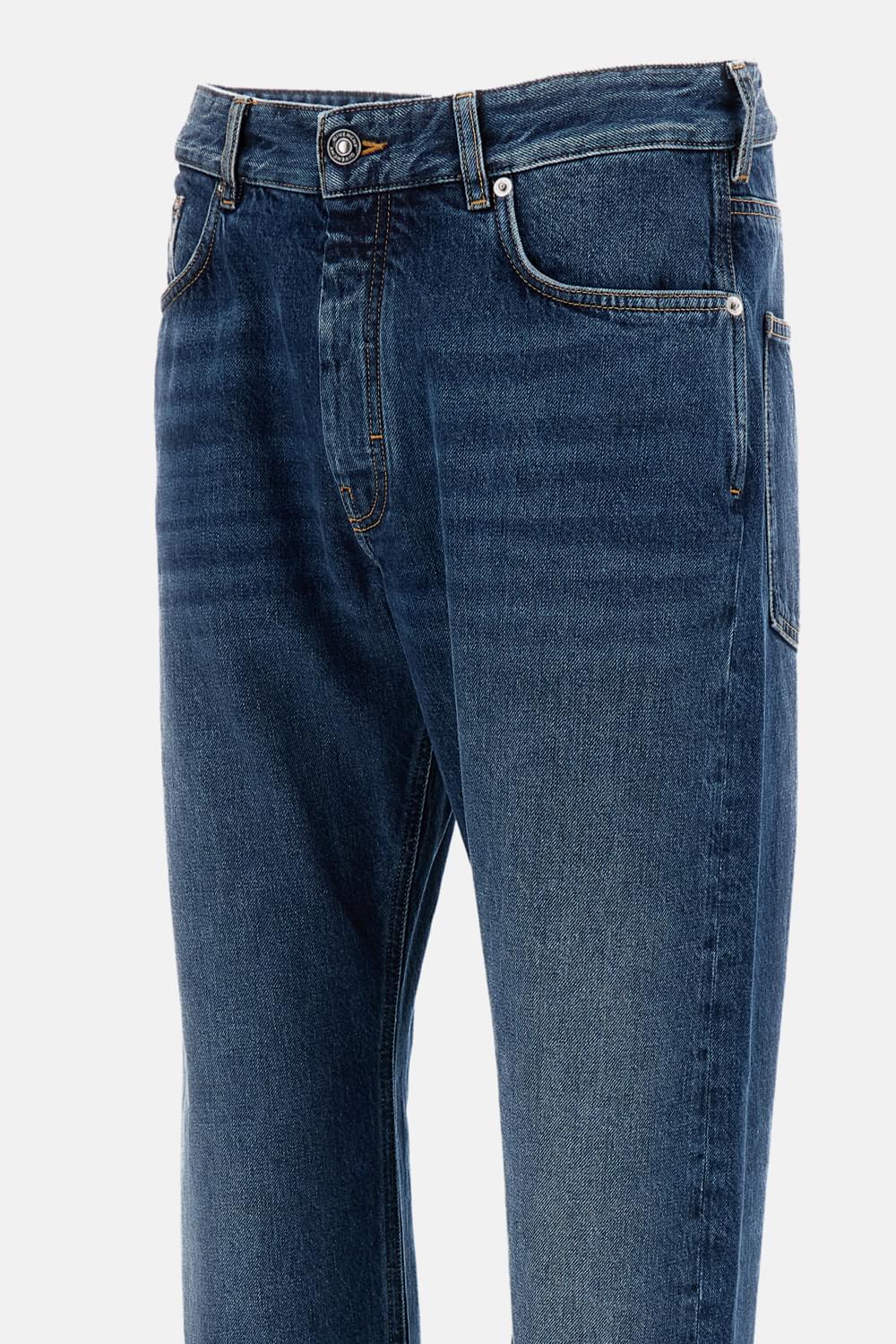 Givenchy Men Fringed Vintage Denim Trousers GIVENCHY