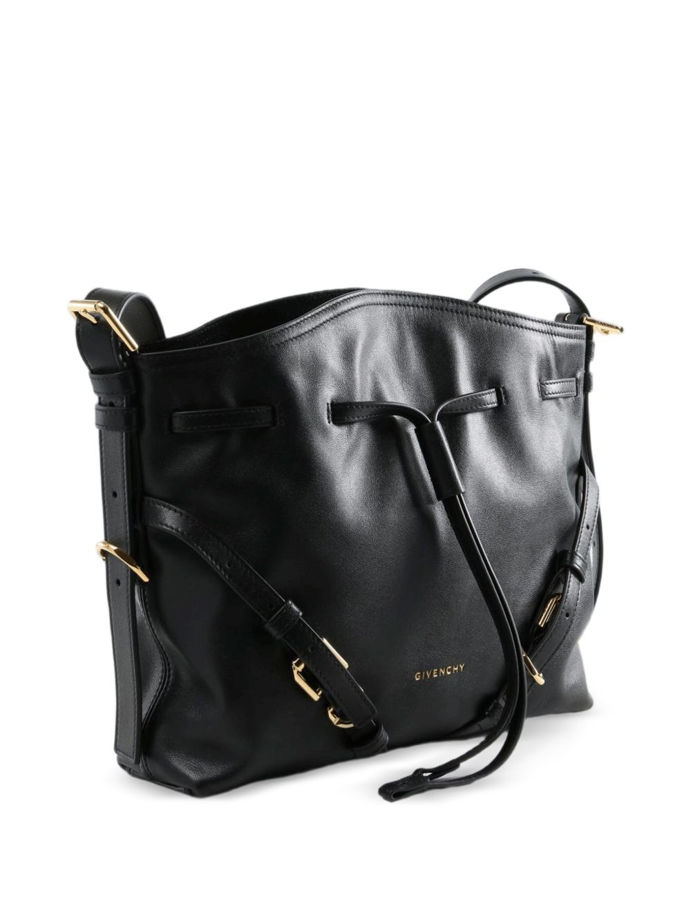 Givenchy Women Voyou Small Leather Bucket Bag GIVENCHY