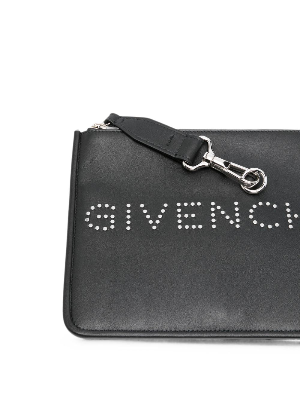 Givenchy Men Logo Leather Pouch GIVENCHY