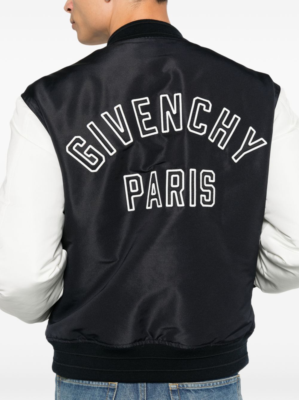 Givenchy Men Logo Bomber Jacket GIVENCHY