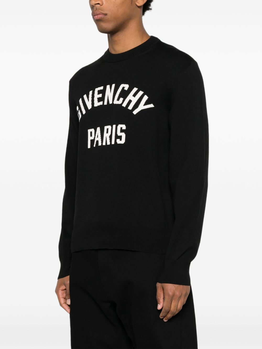 Givenchy Men Cotton Blend Crewneck Sweater GIVENCHY