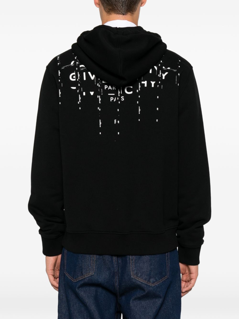 Givenchy Men Logo Cotton Hoodie GIVENCHY