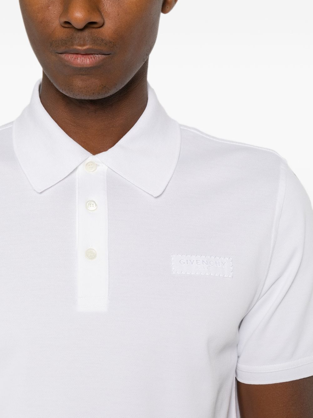 Givenchy Men Logo Cotton Polo Shirt GIVENCHY