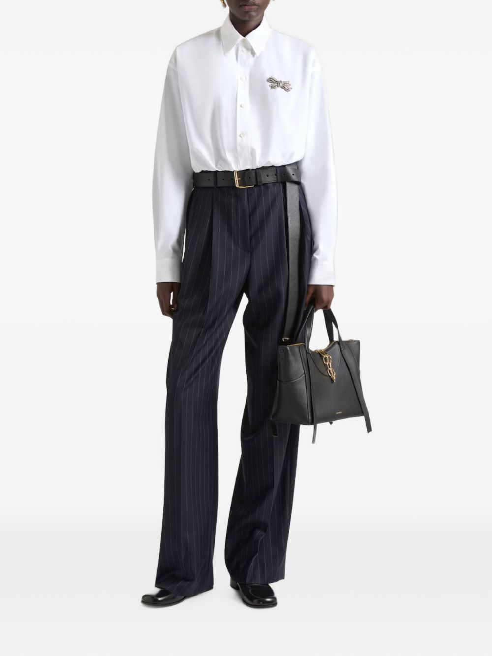 Givenchy Women Wool Double-Pleat Trousers GIVENCHY