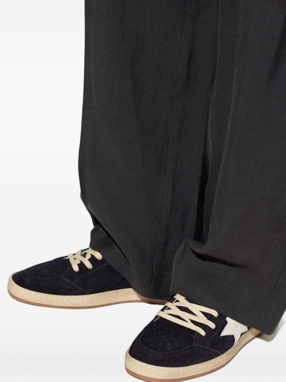 Golden Goose Men Ball Star Leather Sneakers